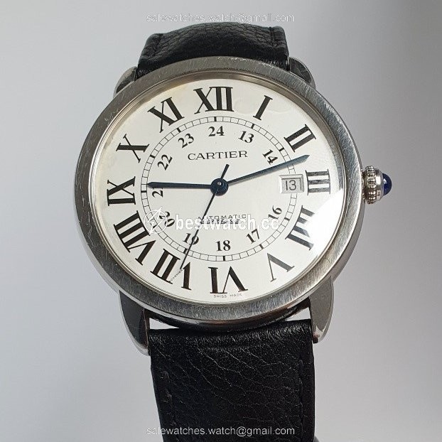 IMG_9086 Cartier Ronde Solo de Cartier Mens watch Unisex Automatic Steel 3517 3
