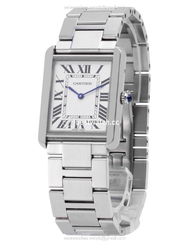 IMG_9086 Cartier Tank Solo Mens watch Unisex Quartz Steel W5200014 3169 3