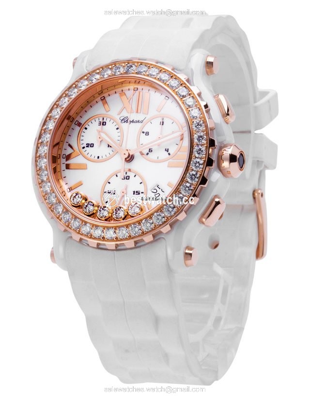 IMG_9086 Chopard Happy Sport Mens watch Unisex Quartz Rose gold 288515-9002 3