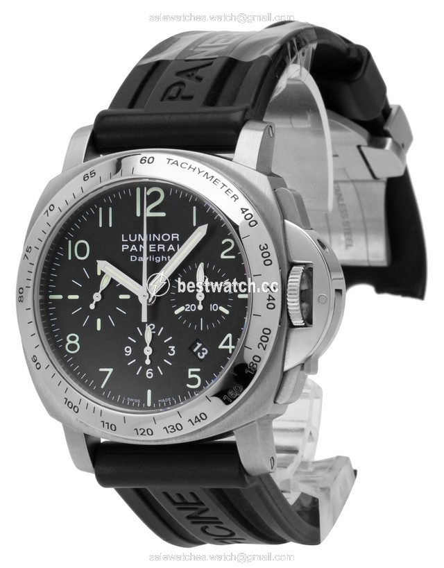 IMG_9086 Panerai Luminor Chrono Mens watch Unisex Automatic Steel PAM00196 3
