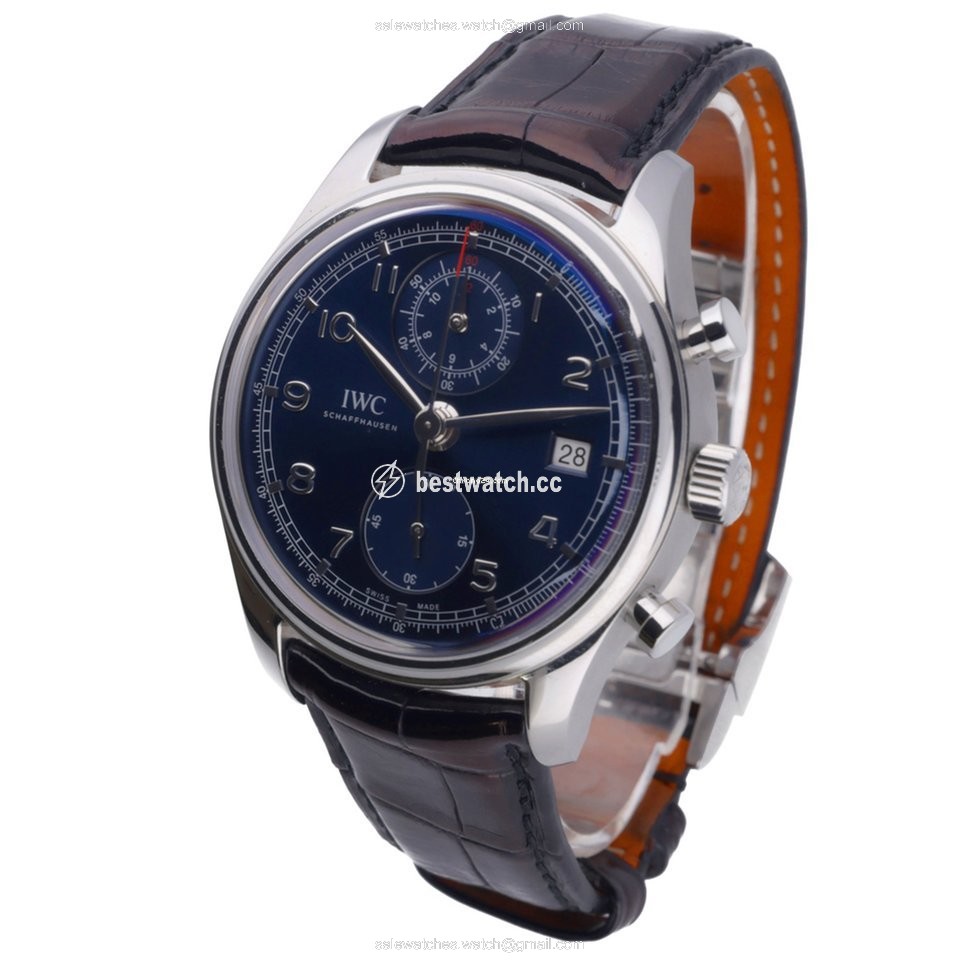 IMG_9086 IWC Portuguese Chronograph Mens watch Unisex Automatic Steel IW390406 3