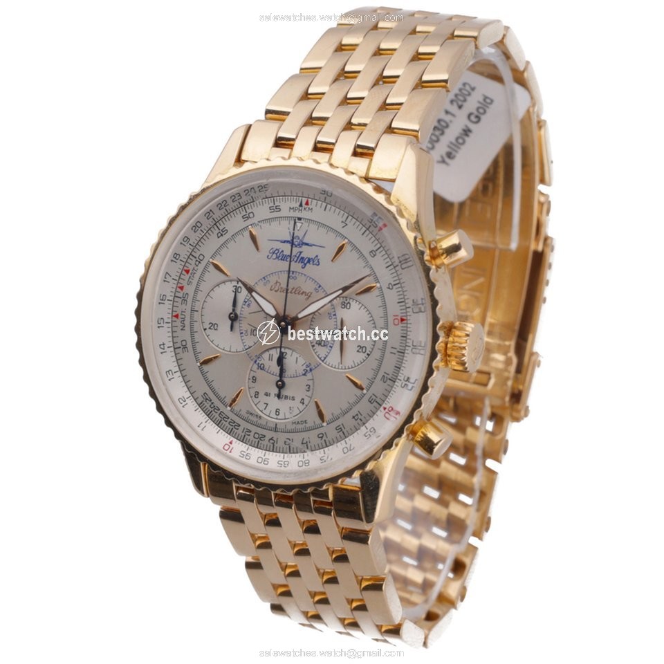 IMG_9086 Breitling Montbrillant Mens watch Unisex Automatic Rose gold H30030.1 3