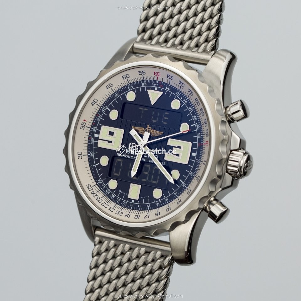 IMG_9086 Breitling Chronospace Mens watch Unisex Quartz Steel A7836534 BA26 3