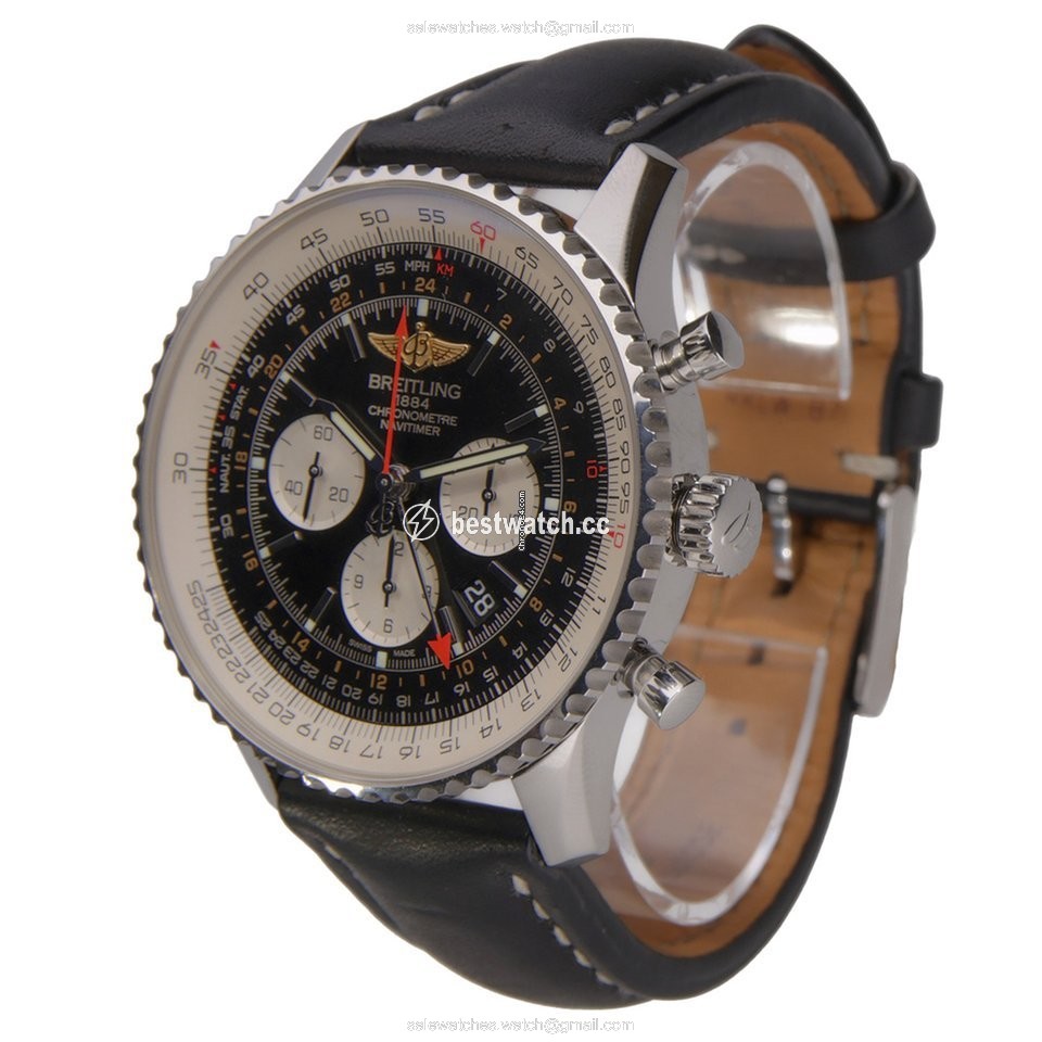 Breitling Navitimer GMT Mens watch Unisex Automatic Steel AB044121 BD24 3