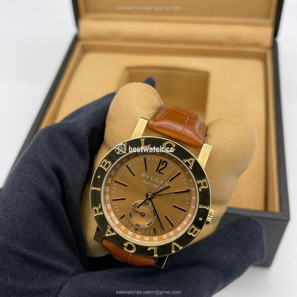 IMG_9086 Bulgari Bulgari Mens watch Unisex Automatic Yellow gold BB 38 GL AC 3