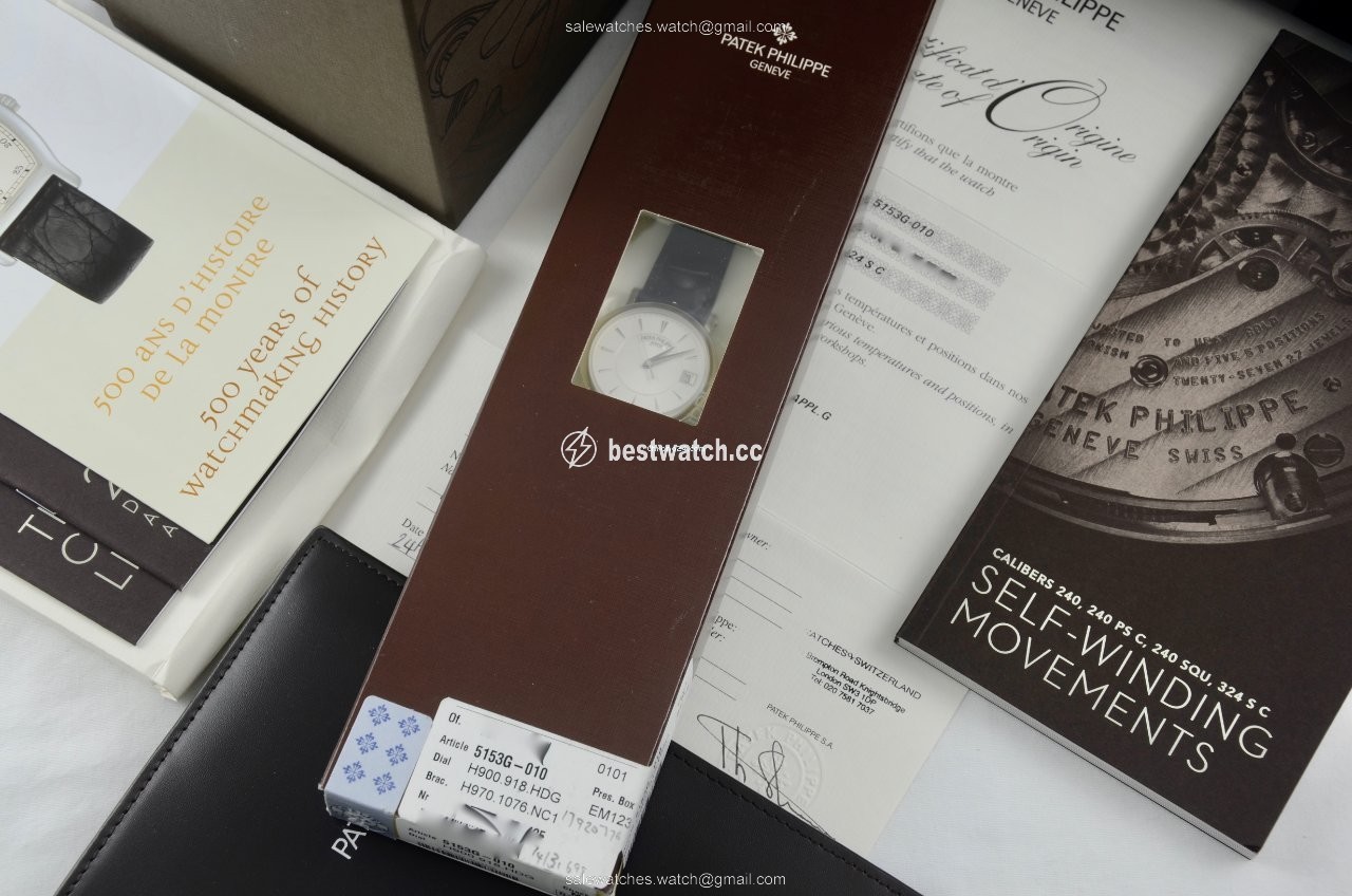 Patek Philippe Calatrava Mens watch Unisex Automatic White gold 5153G-010 3
