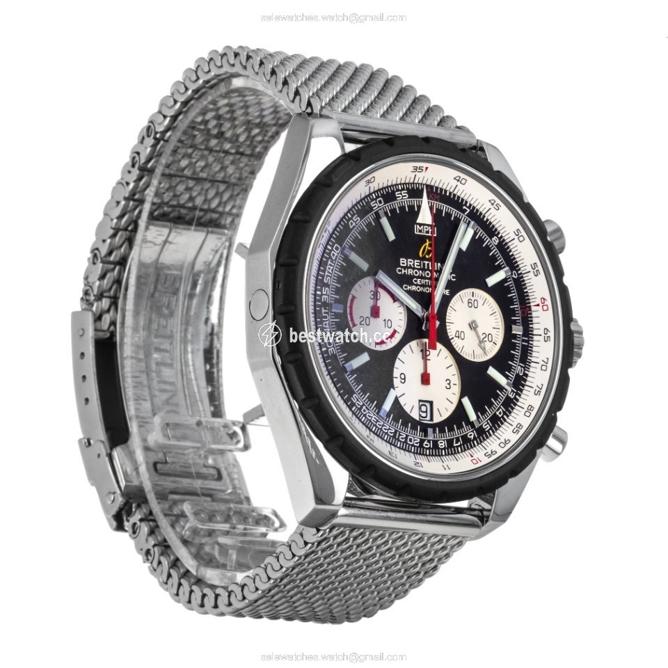 IMG_9086 Breitling Chrono-Matic 49 Mens watch Unisex Automatic Steel A14360 3