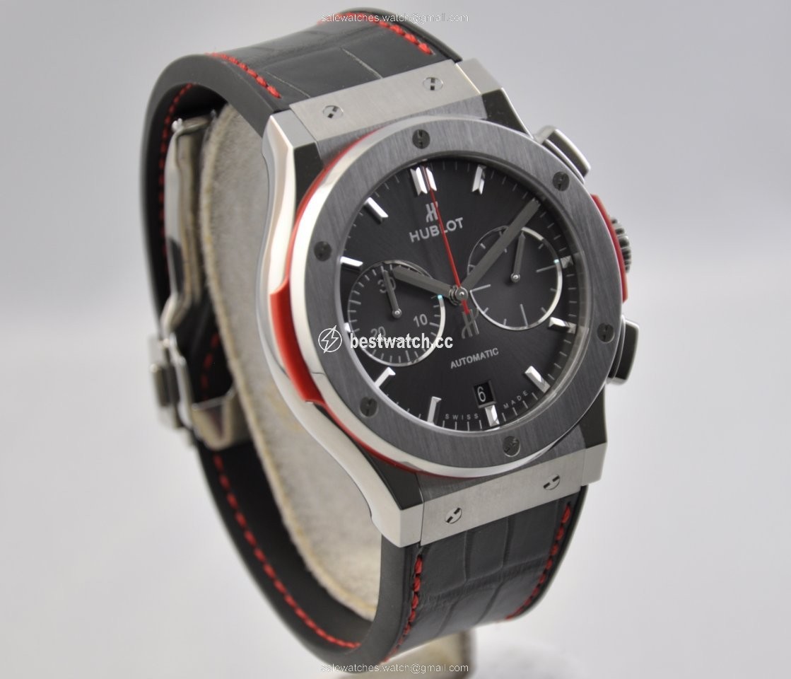 IMG_9086 Hublot Classic Fusion Racing Grey Mens watch Unisex Automatic Titanium 521.NX.7070.LR.PLP15 3