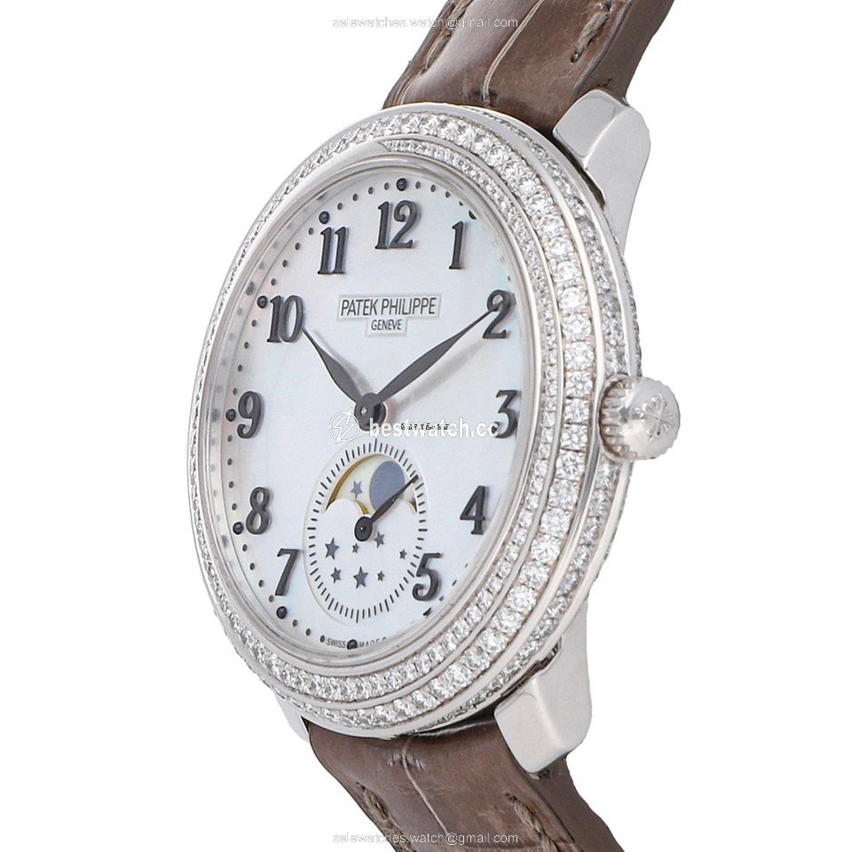 IMG_9086 Patek Philippe Complications Womens watch Manual winding White gold 4968G-010 3