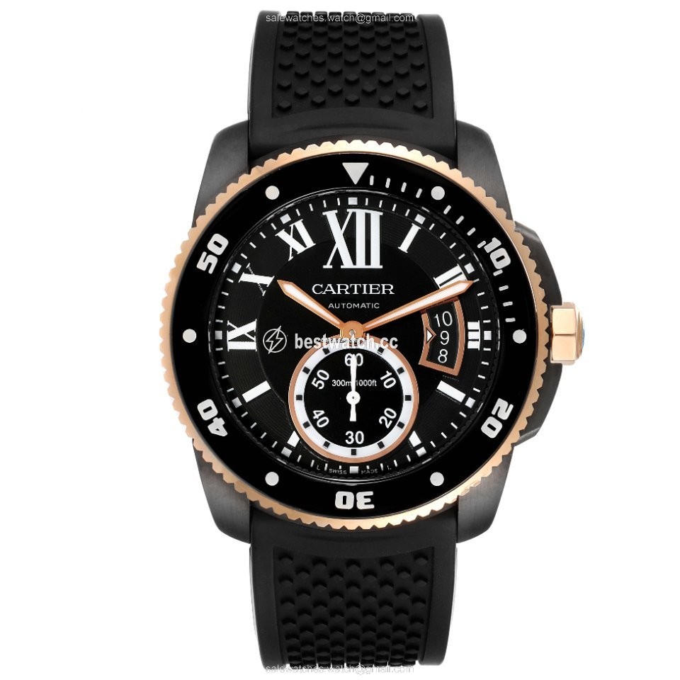 IMG_9086 Cartier Calibre de Cartier Diver Mens watch Unisex Automatic Steel W2CA0004 3
