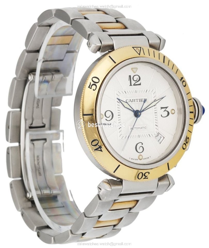 IMG_9086 Cartier Pasha Mens watch Unisex Automatic Steel 2378 3