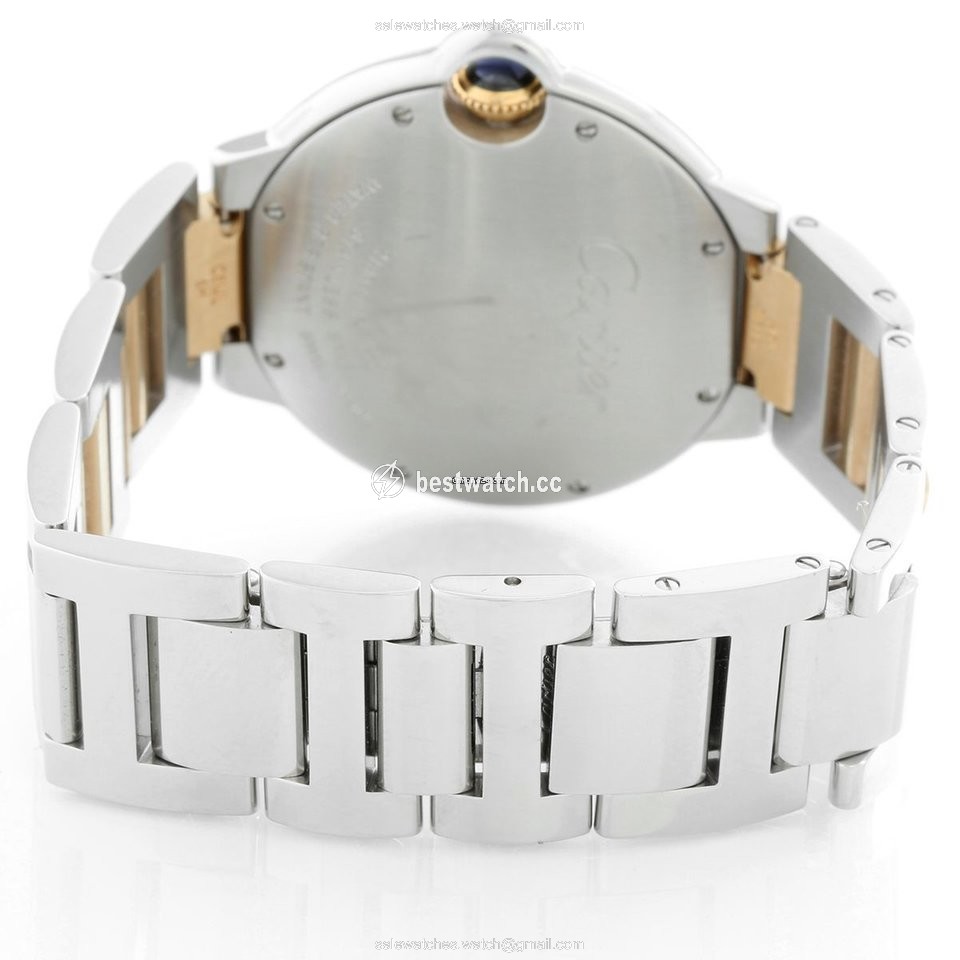 IMG_9086 Cartier Ballon Bleu 36mm Mens watch Unisex Quartz Steel W69008Z3 3005 3