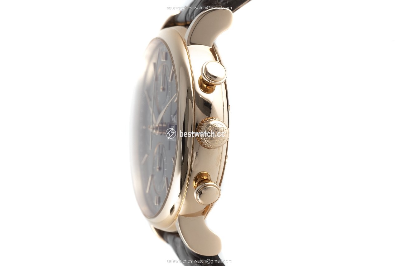 IWC Portofino Chronograph Mens watch Unisex Automatic Red gold IW391021 3
