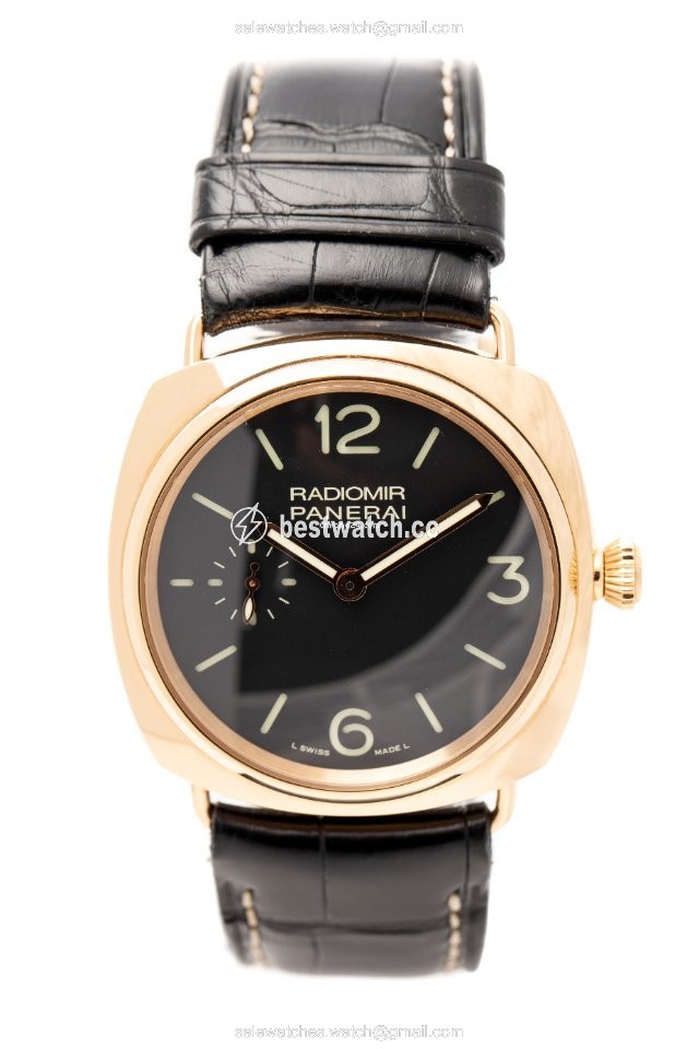 IMG_9086 Panerai Radiomir Mens watch Unisex Manual winding Rose gold PAM 00336 3