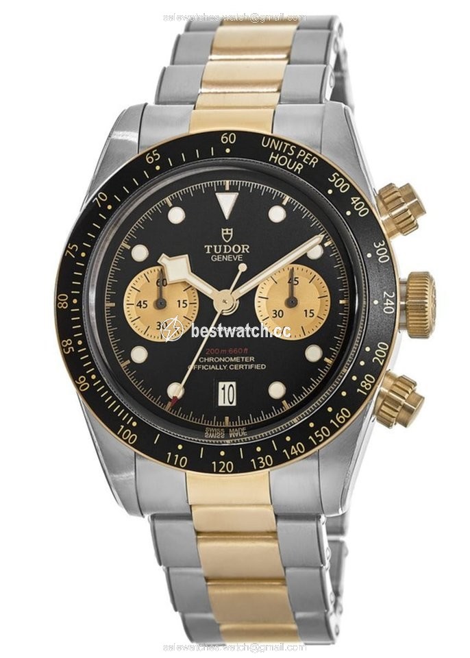 Tudor Black Bay Chrono Mens watch Unisex Automatic Gold Steel M79363N-0001 3