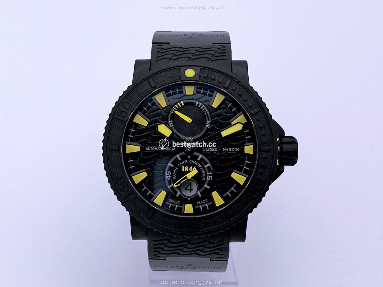 IMG_9086 Ulysse Nardin Diver Black Sea Mens watch Unisex Automatic Steel 263-92-3C 924 3