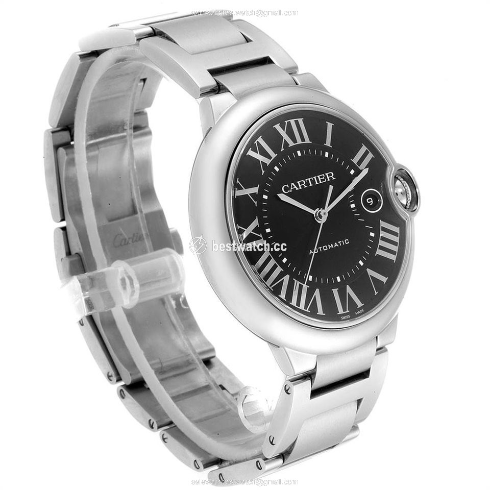 IMG_9086 Cartier Ballon Bleu 42mm Mens watch Unisex Automatic Steel W6920042 3