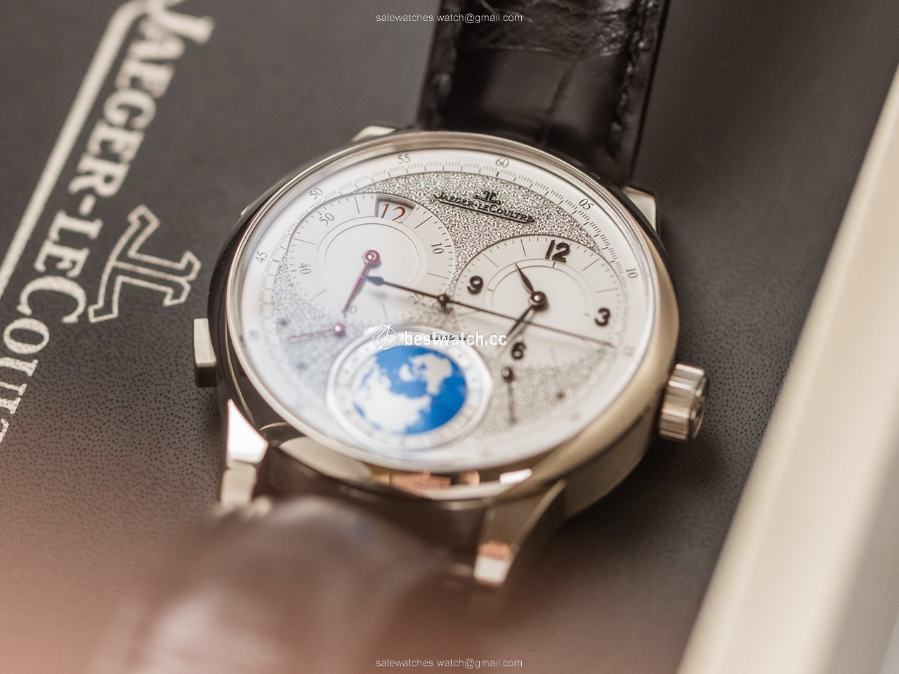 Jaeger-LeCoultre Duometre Mens watch Unisex Manual winding White gold 606.35.40 3