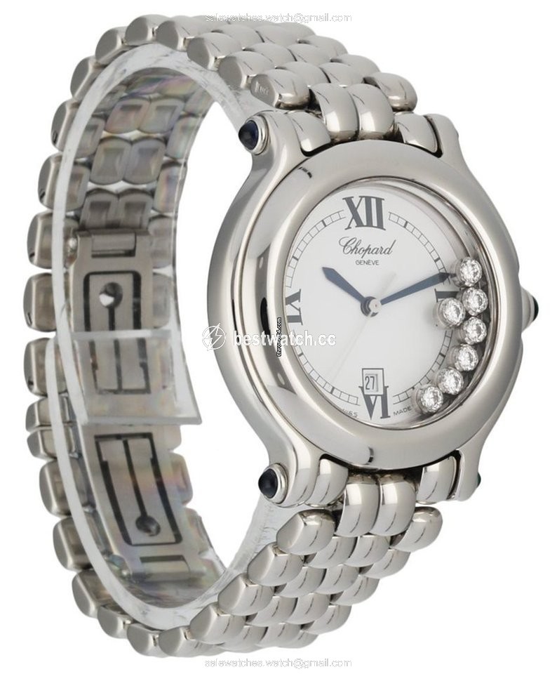 IMG_9086 Chopard Happy Sport Womens watch Quartz Steel 27 8236-23 3