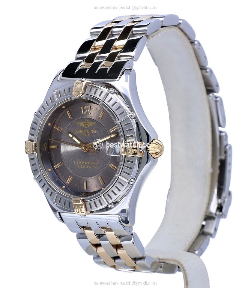 IMG_9086 Breitling Womens watch Quartz Gold Steel B62022 3