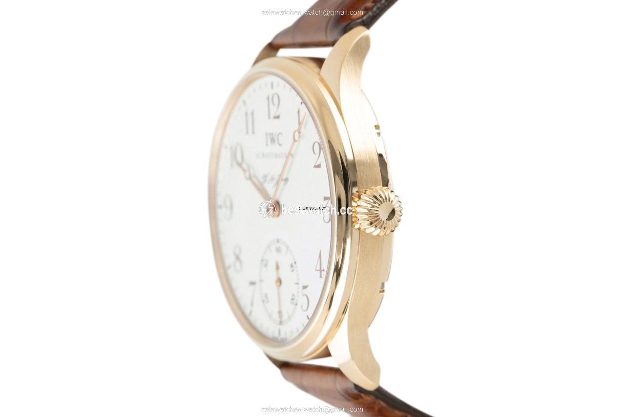IWC Portuguese Hand-Wound Mens watch Unisex Manual winding Red gold IW5442 3