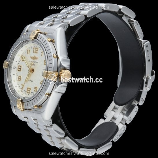IMG_9086 Breitling Womens watch Quartz Gold Steel B67350 3