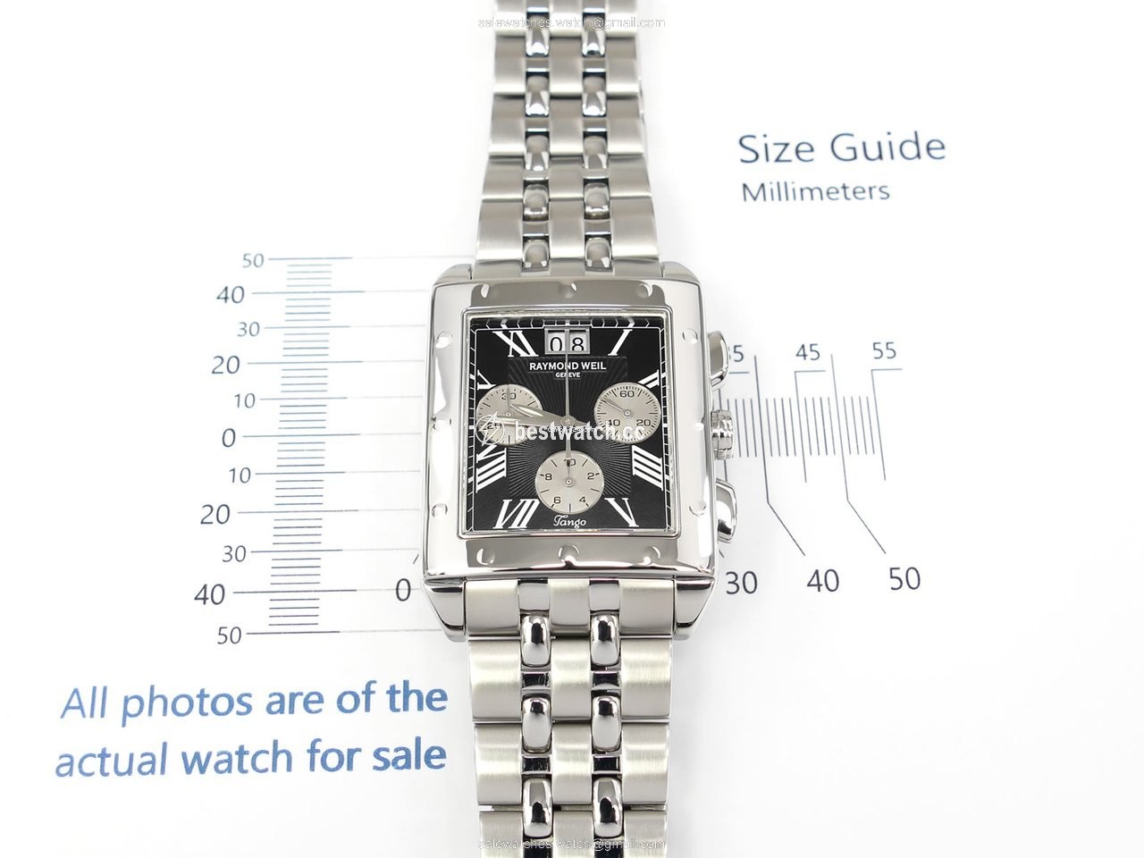 IMG_9086 Raymond Weil Tango Mens watch Unisex Quartz Steel 4881-ST-00209 3