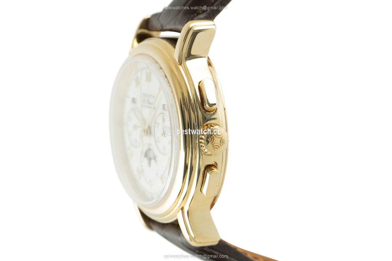 IMG_9086 Zenith El Primero Mens watch Unisex Automatic Yellow gold 14 30.0240.410 3