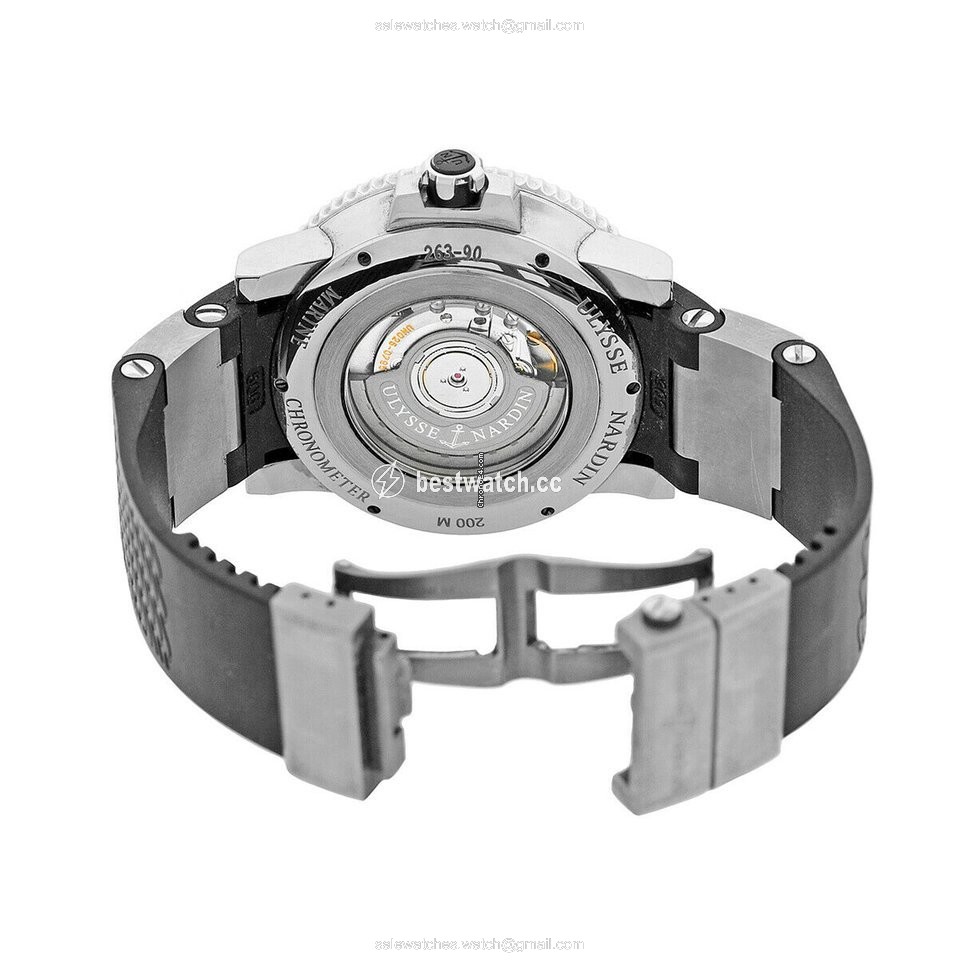 IMG_9086 Ulysse Nardin Maxi Marine Diver Mens watch Unisex Automatic Titanium 263-90 3