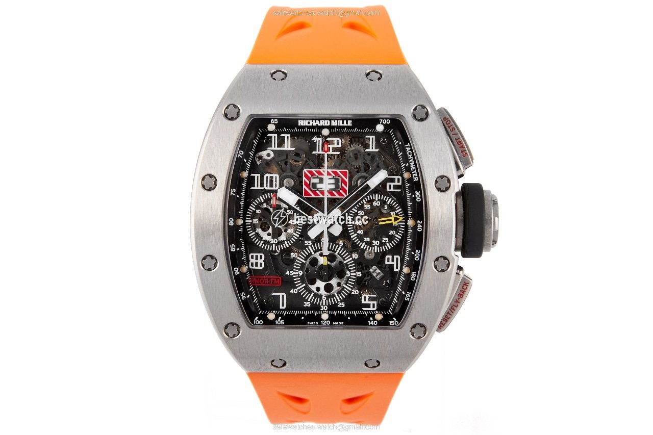 IMG_9086 Richard Mille RM 011 Mens watch Unisex Automatic Titanium RM011-FM 3