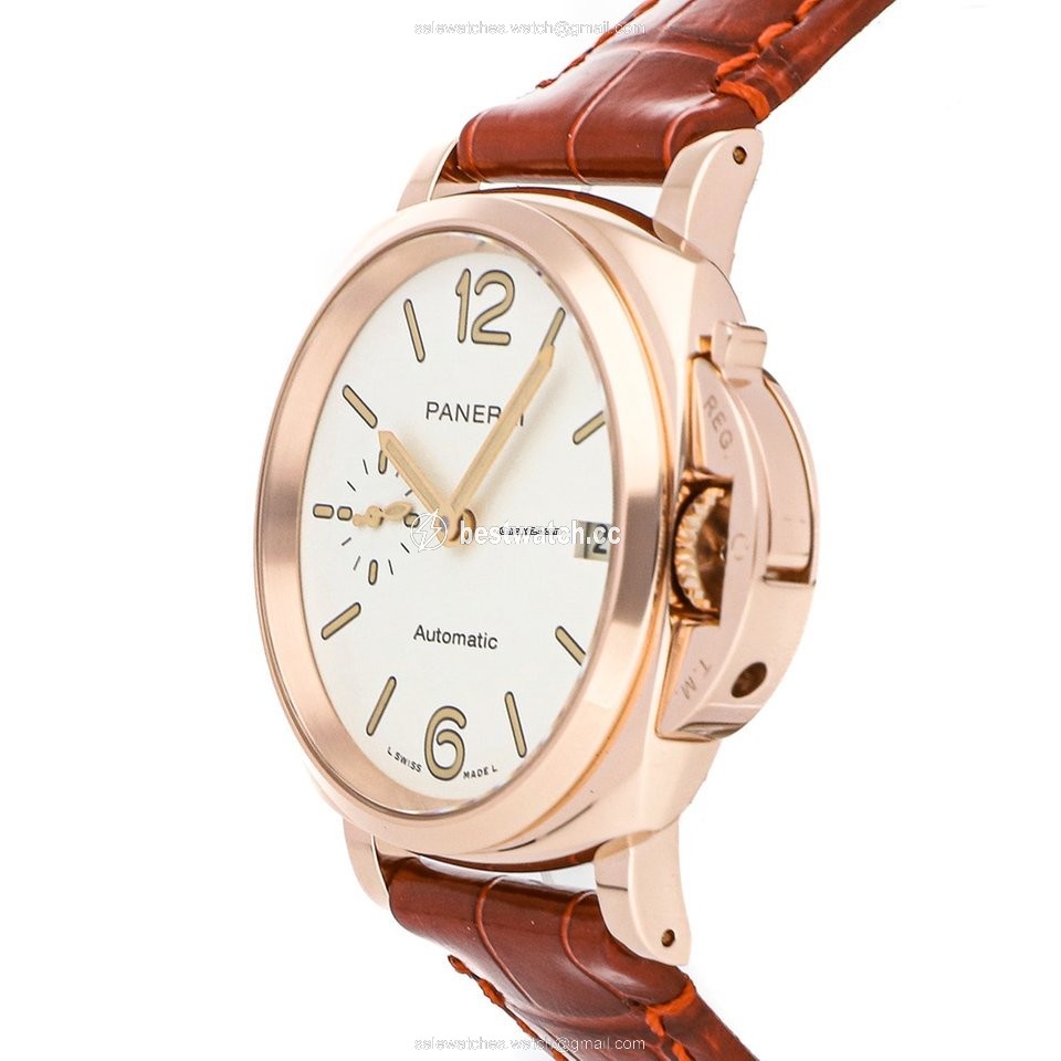 IMG_9086 Panerai Luminor Marina Automatic Mens watch Unisex Automatic Rose gold PAM01045 3