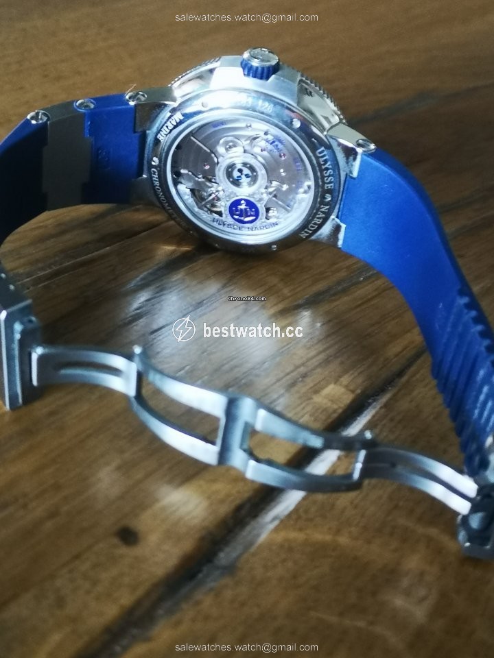 Ulysse Nardin Marine Chronometer Manufacture Mens watch Unisex Automatic Steel 1183-126-3 63 3