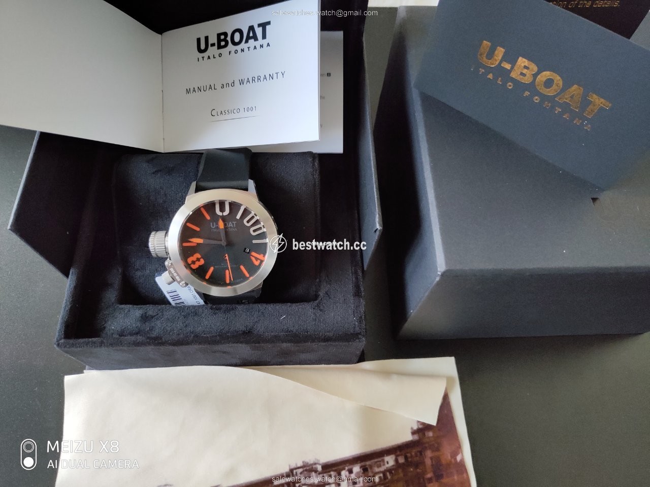 U-Boat U-1001 Mens watch Unisex Automatic Steel 6449 1 3