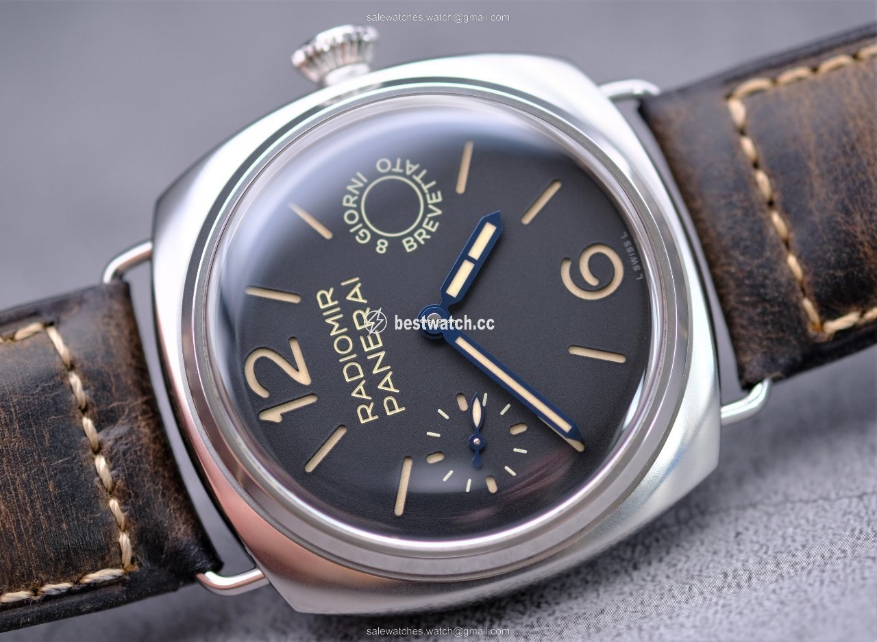 IMG_9086 Panerai Radiomir 8 Days Mens watch Unisex Manual winding Steel PAM 00992 3