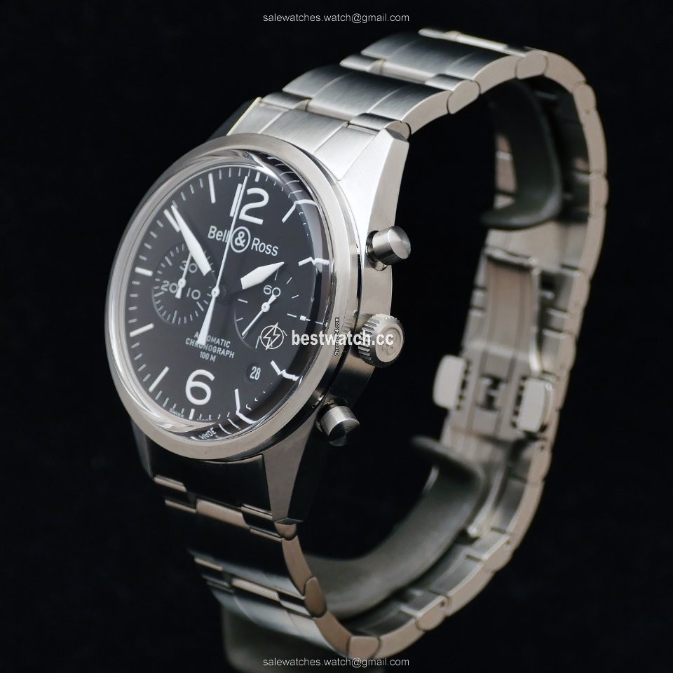 IMG_9086 Bell & Ross BR V1 Mens watch Unisex Automatic Steel BRV126-BL-ST SCA 3