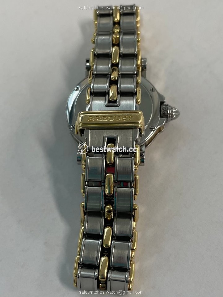 IMG_9086 Breguet Marine Womens watch Automatic Gold Steel 8400SA 12 X40 3