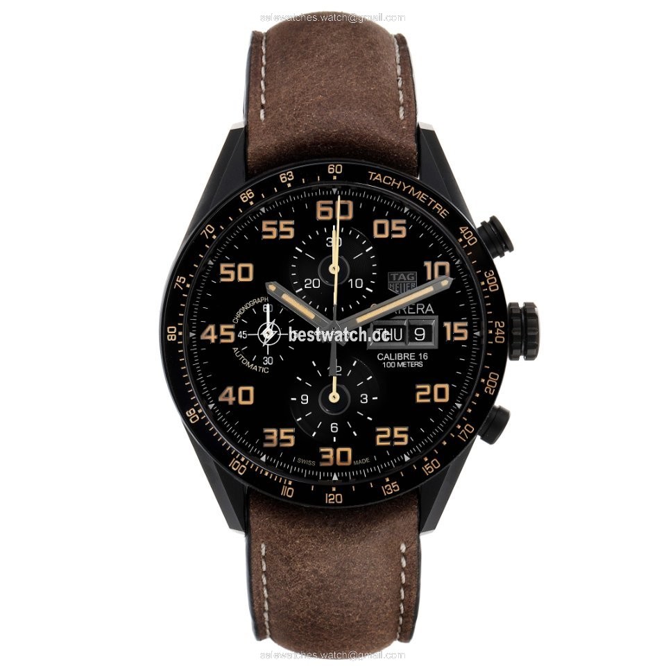 IMG_9086 TAG Heuer Carrera Calibre 16 Mens watch Unisex Automatic Titanium CV2A84.FC6394 3