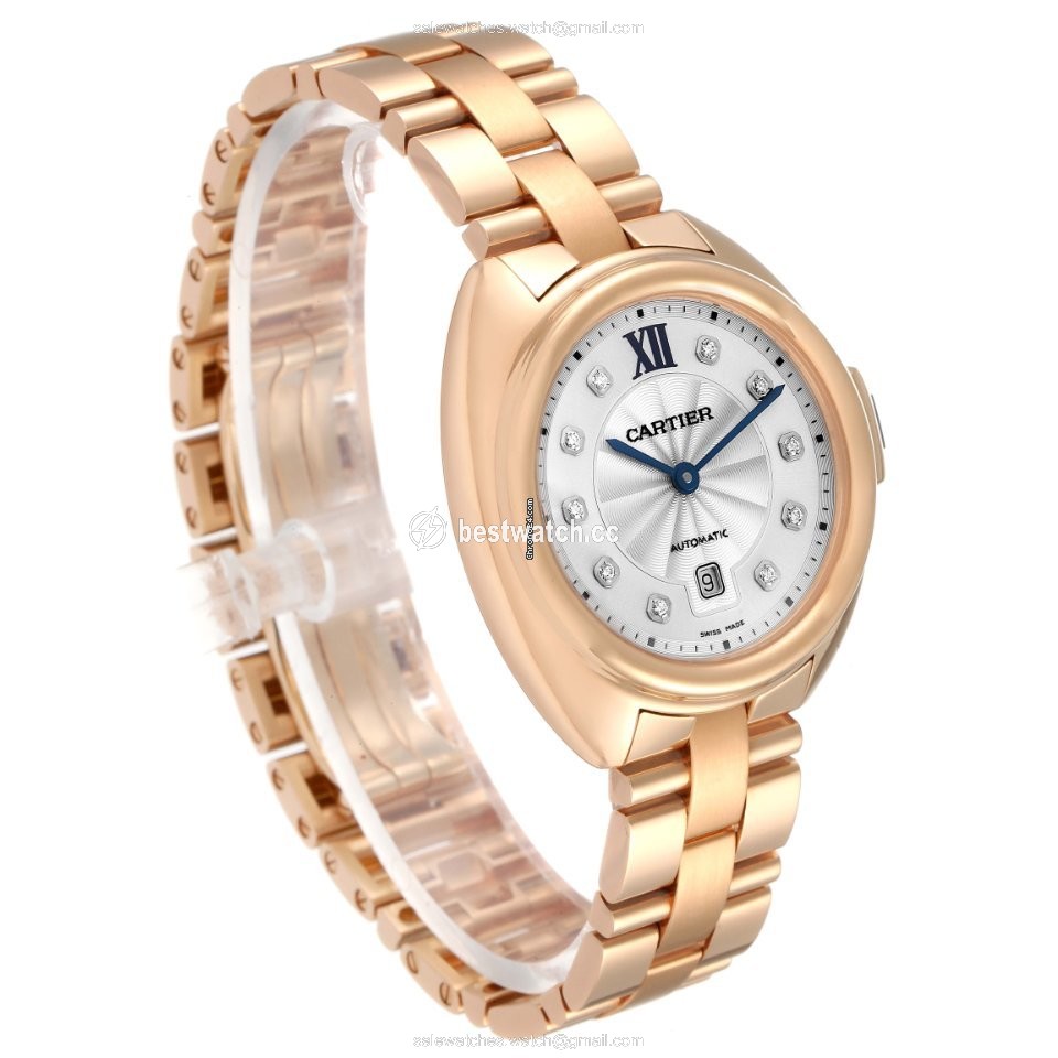 IMG_9086 Cartier Cle de Cartier Womens watch Automatic Rose gold WJCL0033 3