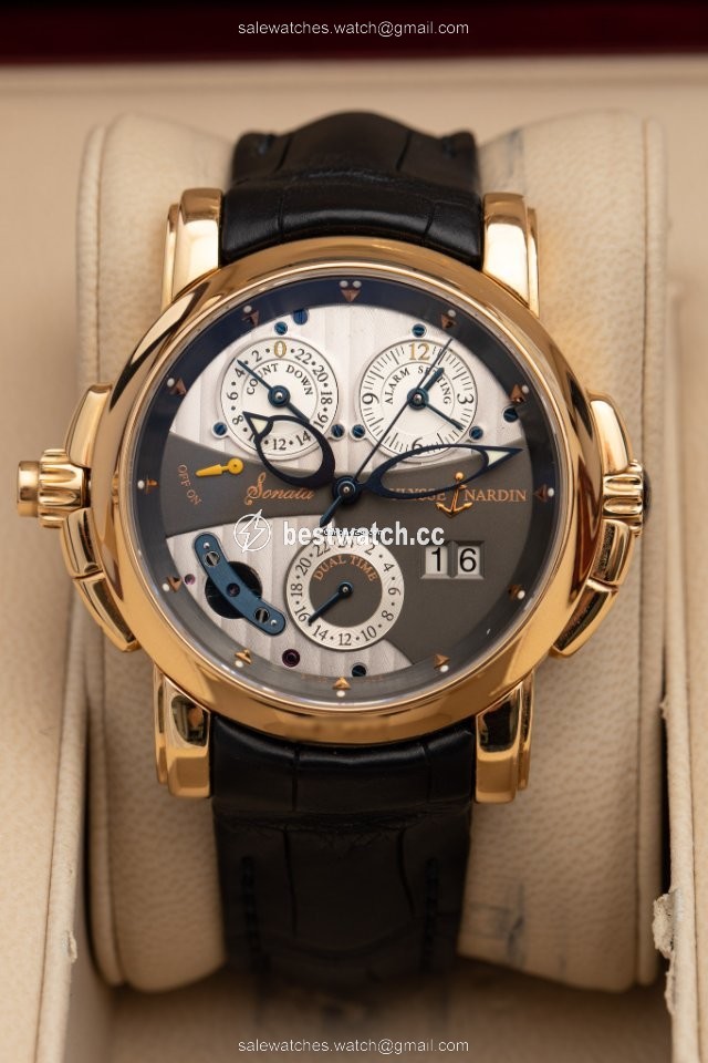 IMG_9086 Ulysse Nardin Sonata Mens watch Unisex Automatic Rose gold 676-88 3