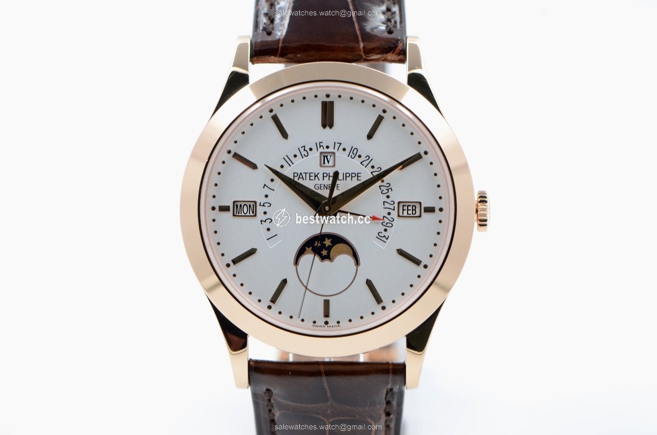 IMG_9086 Patek Philippe Perpetual Calendar Mens watch Unisex Automatic Rose gold 5496R-001 3