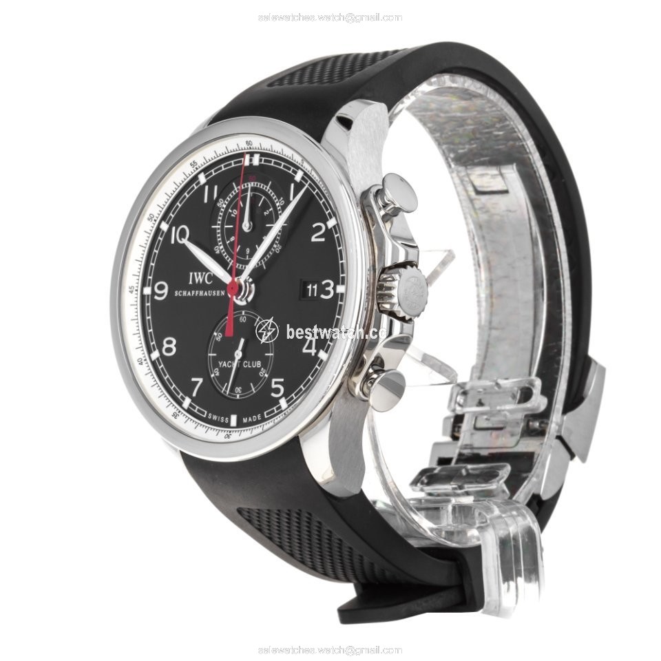 IMG_9086 IWC Portuguese Yacht Club Chronograph Mens watch Unisex Automatic Steel IW390204 3