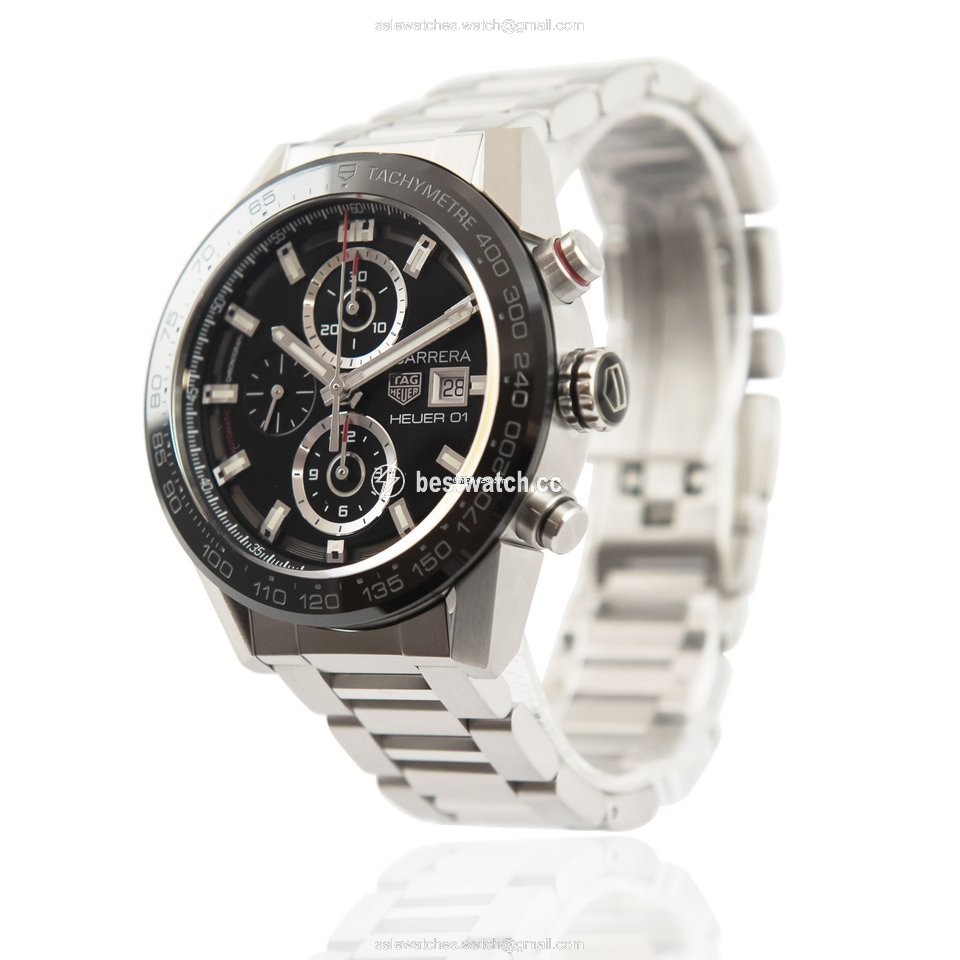 TAG Heuer Carrera Calibre HEUER 01 Mens watch Unisex Automatic Steel CAR201Z.BA0714 3