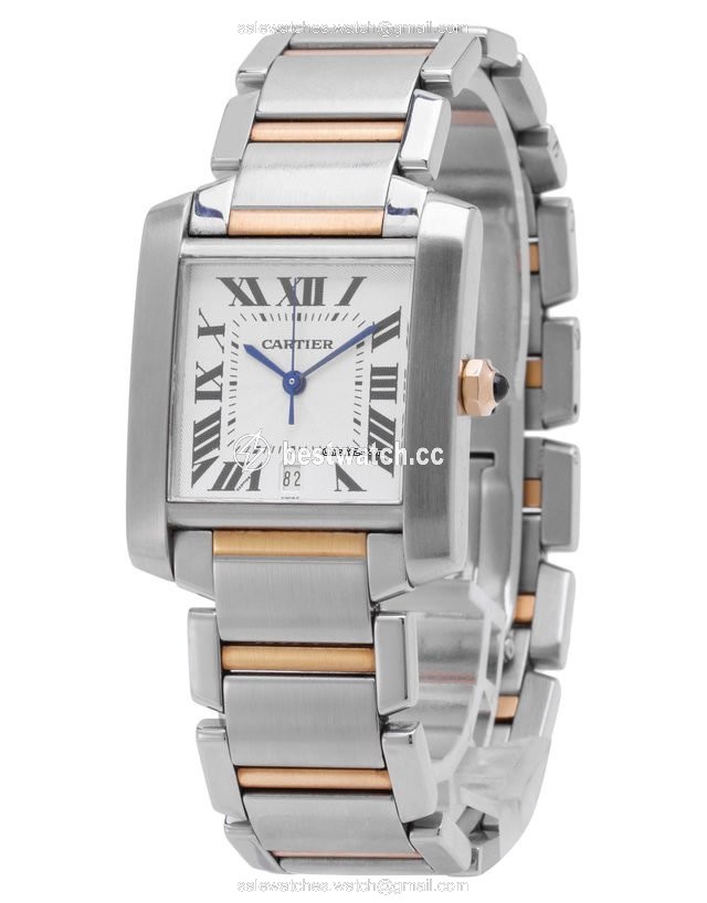 Cartier Tank Francaise Mens watch Unisex Automatic Gold Steel W51005Q4 2302 3