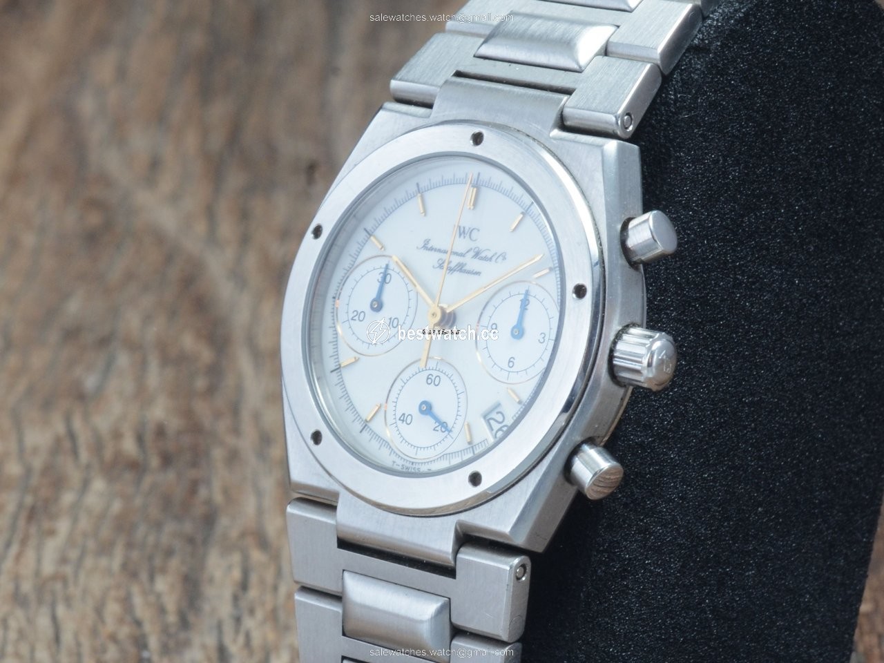 IMG_9086 IWC Ingenieur Chronograph Womens watch Quartz Steel IW3733 3