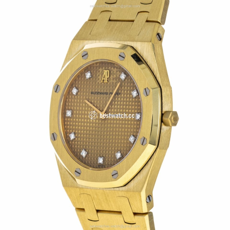 IMG_9086 Audemars Piguet Royal Oak Womens watch Quartz Yellow gold 6008BA 3