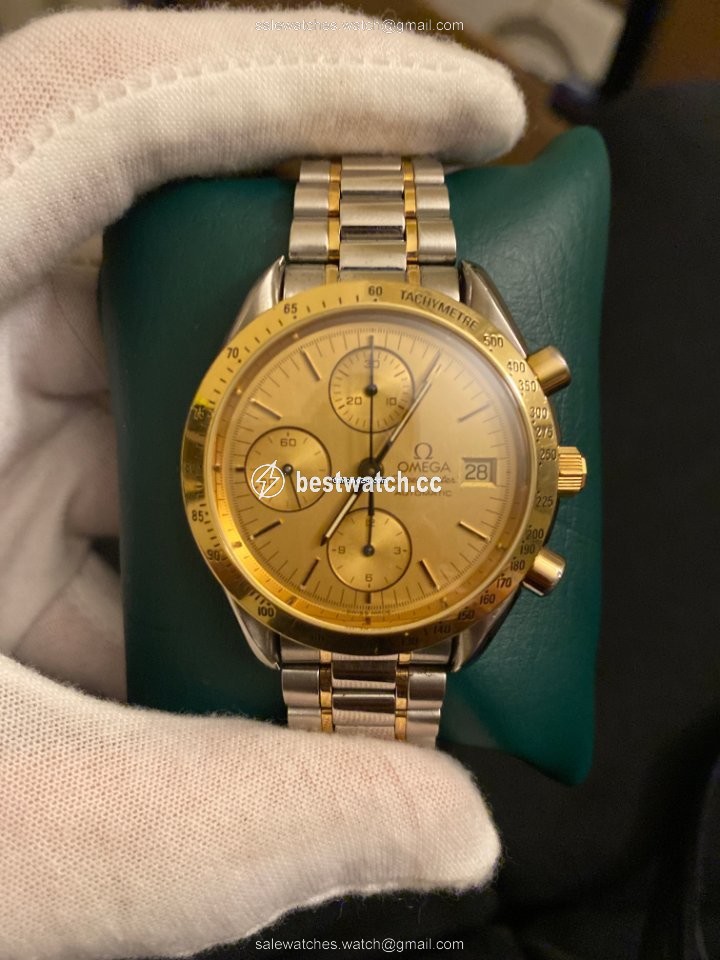 Omega Speedmaster Date Mens watch Unisex Automatic Yellow gold 3712.10.01 3