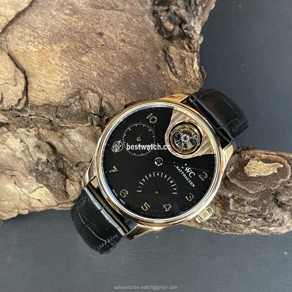 IMG_9086 IWC Portuguese Tourbillon Automatic Red gold IW504210 3