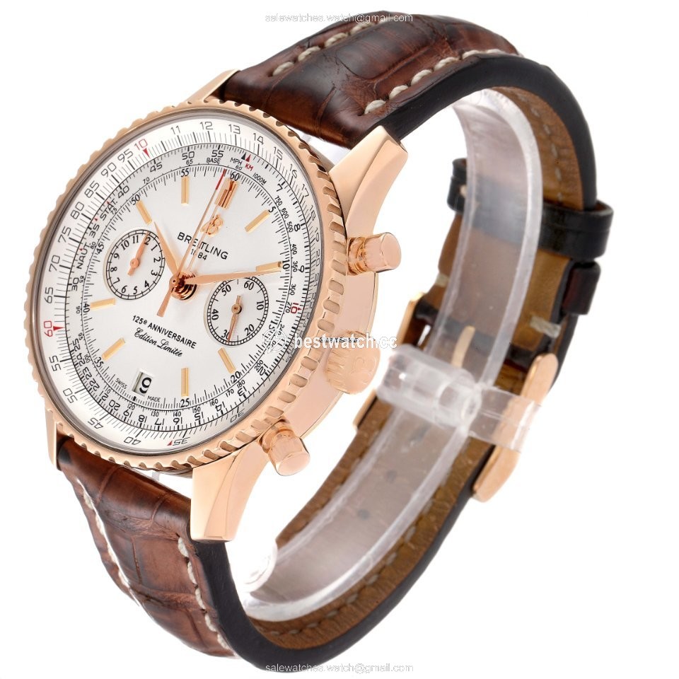 IMG_9086 Breitling Navitimer Mens watch Unisex Automatic Rose gold R26322 3