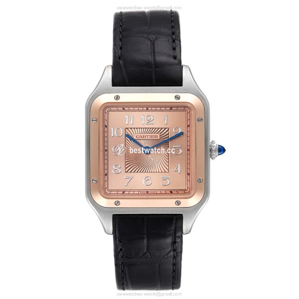 IMG_9086 Cartier Santos Dumont Mens watch Unisex Manual winding Steel W2SA0025 3
