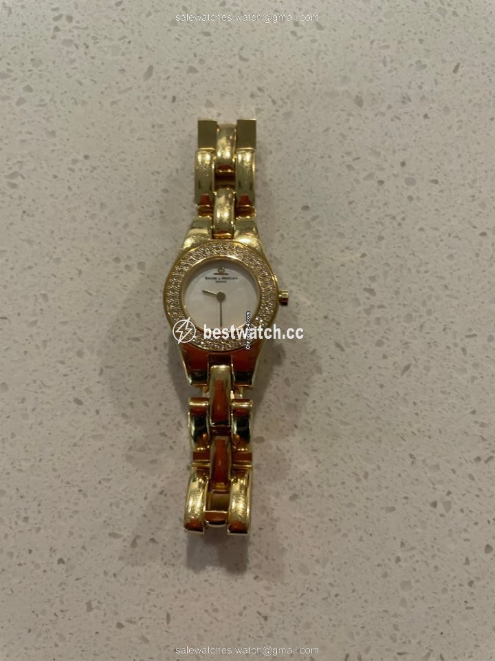 Baume & Mercier Linea Womens watch Quartz Yellow gold MV045153 3